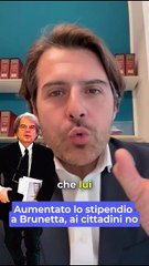 Buffagni - Brunetta, già in pensione, si aumenta lo stipendio da 250.000 a 310.000 (07.11.25)