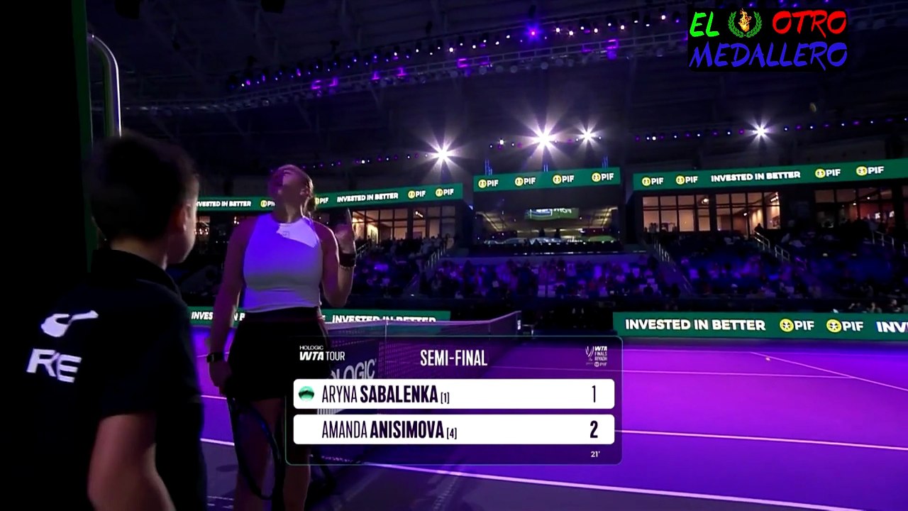 R 4 Aryna Sabalenka - Amanda Anisimova Semifinales WTA Finals