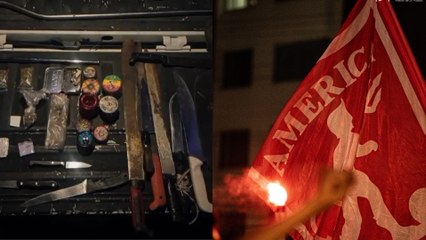 El arsenal que la Policía de Tunja le encontró a los hinchas de América de Cali