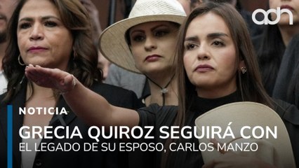 Así fue el primer mensaje público de Grecia Quiroz como alcaldesa de Uruapan