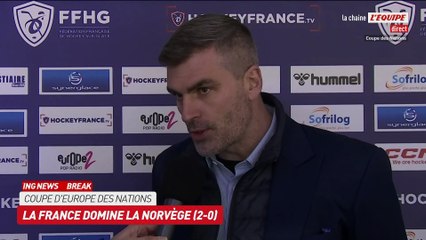 Treille, après la victoire des Bleus face à la Norvège : «L'état d'esprit est top» - Hockey sur glace - Coupe d'Europe (H) - Bleus
