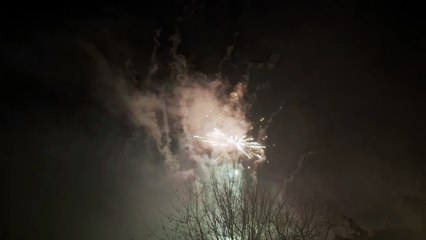 Bangs and colourful fireworks over Crediton, video Alan Quick IMG_7425