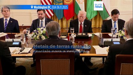 Trump e líderes dos países da Ásia Central reúnem-se em Washington para reforçar a parceria estratégica