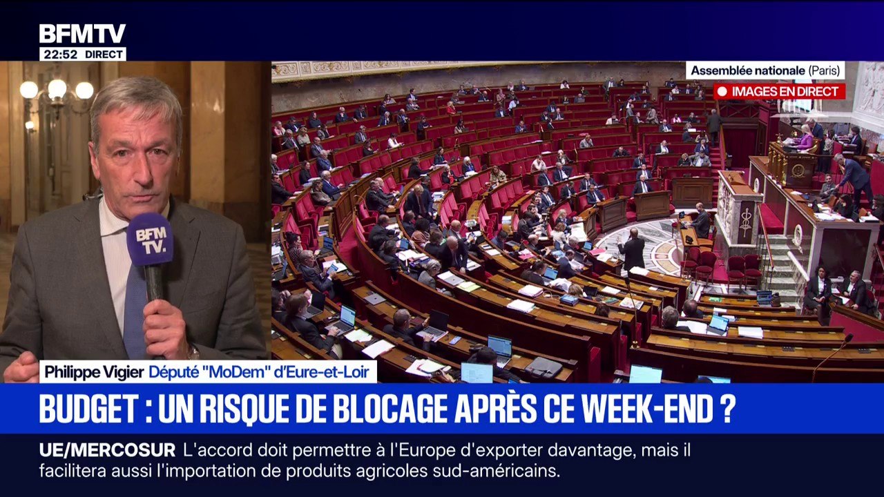 Budget: "Il faut qu'on arrive à passer le cap des recettes", déclare Philippe Vigier, député (MoDem)