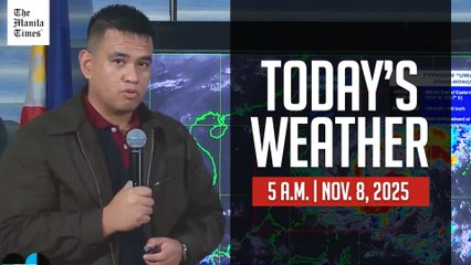 Weather Update at 5 A.M. on Nov. 8, 2025 🌤️