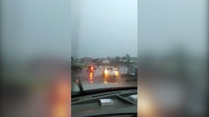 Cenário devastador: Temporal arrasa Rio Bonito do Iguaçu e deixa rastro de destruição