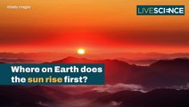 Where On Earth Does The Sun Rise First?