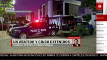 Enfrentamiento en Culiacán deja un abatido y cinco detenidos