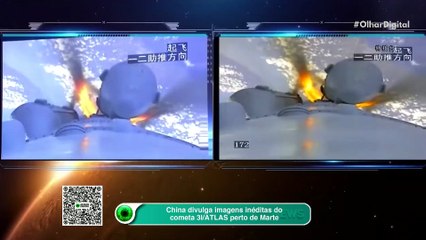 China divulga imagens inéditas do cometa 3I/ATLAS perto de Marte; veja!