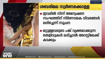 ശബരിമല സ്വർണക്കൊള്ള; കേസിലെ പ്രതികളെ അന്വേഷണസംഘം ഒരുമിച്ച് ഇരുത്തിയുള്ള ചോദ്യം ചെയ്യൽ തുടരുന്നു