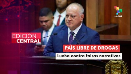 Ministro Cabello ratifica que Venezuela es un país libre de drogas