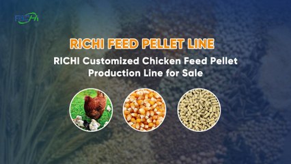 Customized Chicken Feed Production Line | RICHI Machinery Official Video