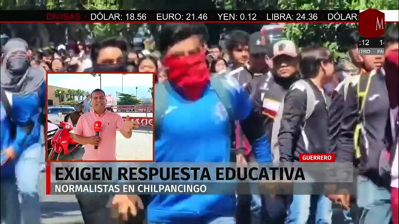 En Chilpancingo, normalistas realizan bloqueos y exigen demandas educativas