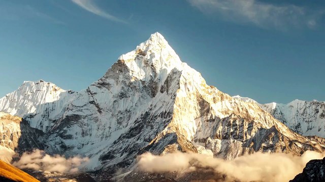 Dancing Clouds Over Snow Peaks | The Silent Majesty of Mountains