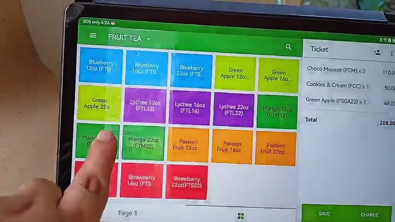 Point of Sales System para sa Food and Beverages tulad ng Milk Tea