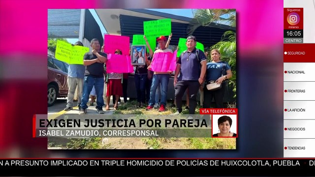 En Veracruz, familiares exigen justicia y temen liberación del culpable de una pareja arrollada