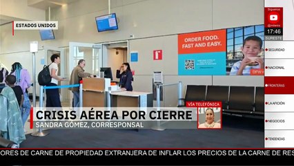 Aeropuertos se saturan por parálisis de gobierno de EU; cerca de cinco mil vuelos han sido afectados