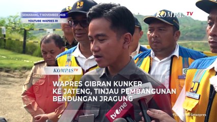 Wapres Gibran Kunker ke Jateng, Tinjau Pembangunan Bendungan Jragung
