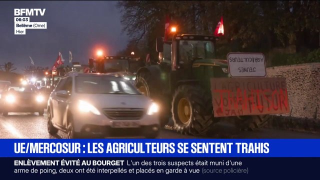 Mercosur: les agriculteurs français se sentent trahis après les propos d'Emmanuel Macron, positifs quant à un possible feu vert