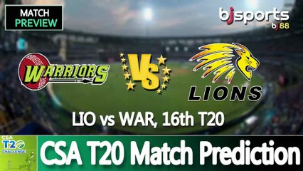 CSA T20 2025 | Warriors vs Lions 16th T20 Match Preview |