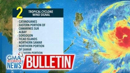 Mabilis na lumakas ang Typhoon Uwan sa nakalipas na 24 oras habang nasa dagat sa Silangang Visayas | GMA Integrated News Bulletin
