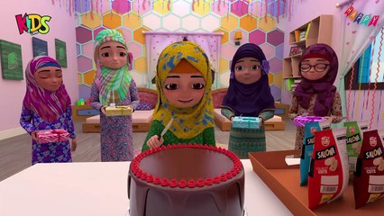 Raiqa Ki Surprise Birthday Party _  New  Ep 2025 _ Kaneez Fatima New Cartoon _ Kids Land