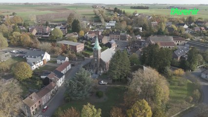 Le Brabant wallon vu du ciel : Baulers, la campagne de Nivelles