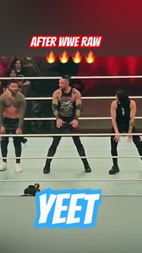Rhea Ripley, Damian Priest & Jey Uso YEET Off Air After WWE Raw #wwe #shorts #yeet