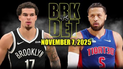 NBA-Brooklyn Nets vs Detroit Pistons Full Game Highlights