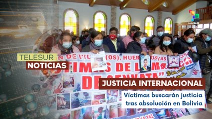 Víctimas de violación a DD.HH. en Bolivia buscarán justicia internacional tras absolución de Añez