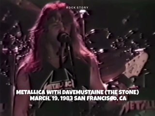 Metallica Live with Dave Mustaine (1983)