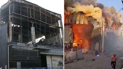 Parfüm deposunda yangın: 6 kişi hayatını kaybetti