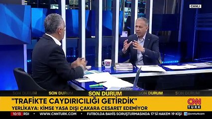 Bakan Ali Yerlikaya, CNN TÜRK'te!