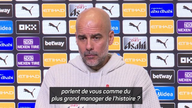 Guardiola : Le meilleur de tous les temps ? Les gens ont tout à fait raison