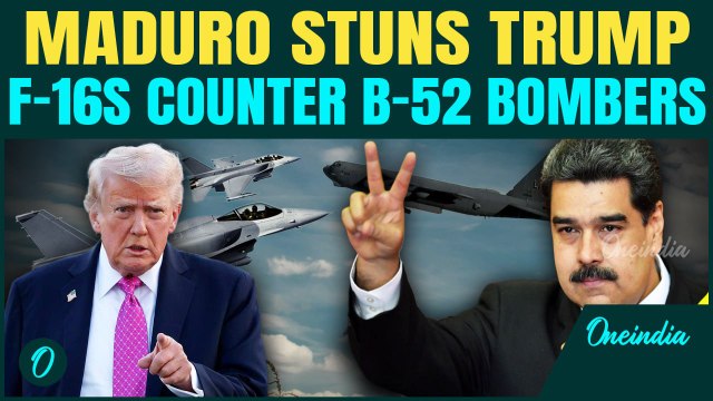 U.S-Venezuela FULL-SCALE War Any Moment Now? Maduro’s F-16s CLASH Mid-Air with Trump’s B-52 Bombers