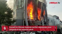 Dilovası'nda depo yangını! 6 kişi hayatını kaybetti