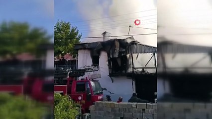 Burdur'da çıkan yangında yaşlı çift hayatını kaybetti