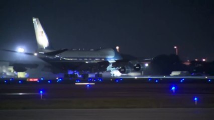 Trump arrives in Florida for the weekend