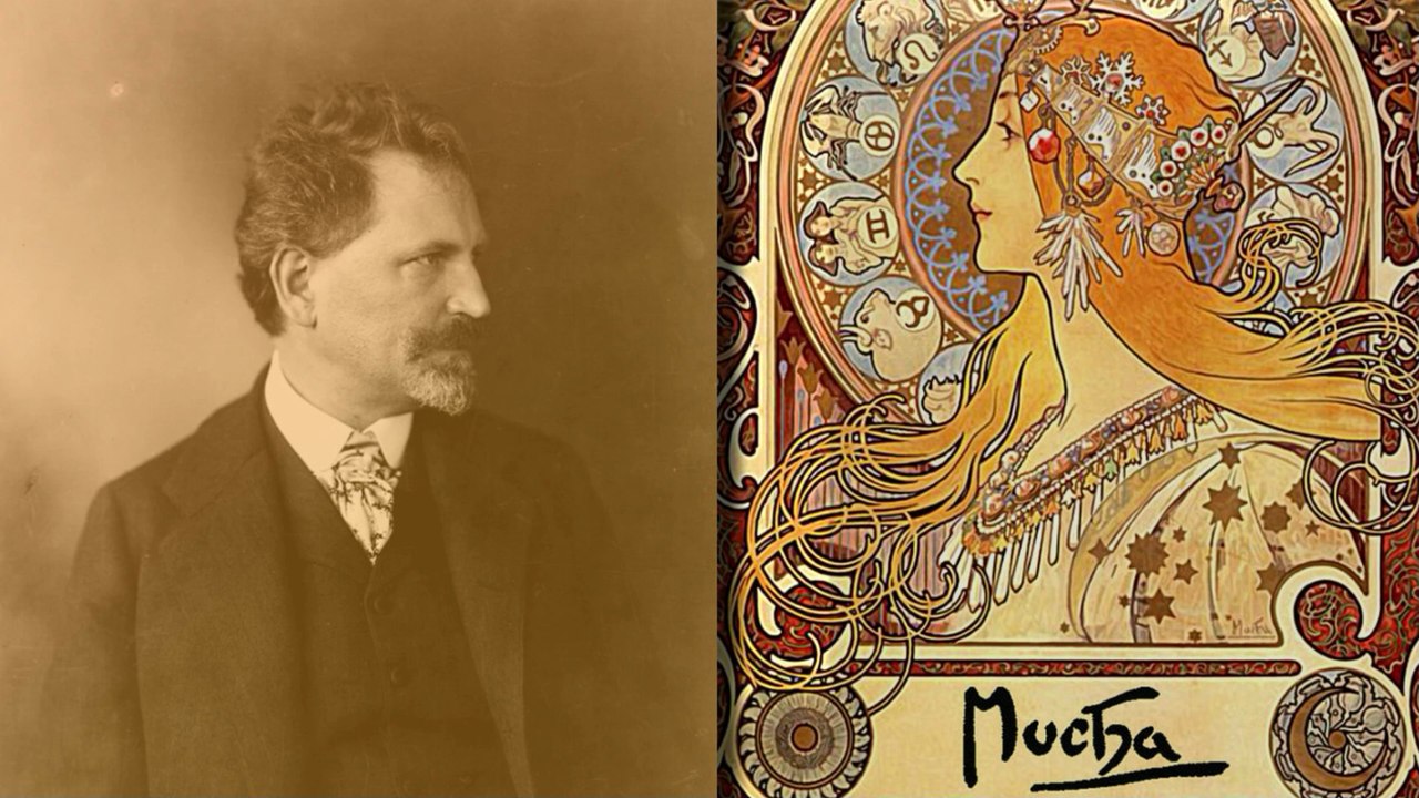quelques illustrations d'ALPHONSE MUCHA 👨‍🎨🖌️ some ilustrations from ALPHONSE MUCHA
