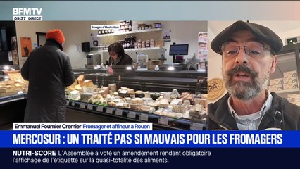 Mercosur: "Ça pose quand même quelques problèmes quant aux normes de production", affirme ce fromager rouennais