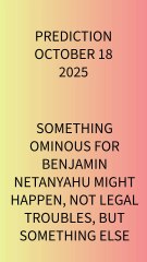Netanyahu - prediction came true