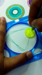 Hypnotic Blue & Purple Geometry | Perfect Spirograph Art