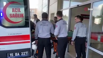 Burdur’da kolunu hisar makinesine kaptıran işçi ağır yaralandı