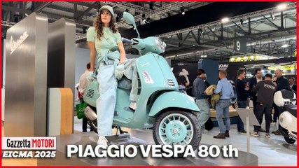 Vespa Gts e Primavera in edizione 80th: stile unico per spegnere 80 candeline