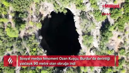 Türkiye'deki 'Kara Deliğe' indi: Dünyadan bir yer değil