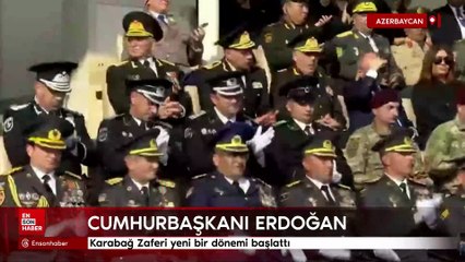 Cumhurbaşkanı Erdoğan: Karabağ Zaferi yeni bir dönemi başlattı