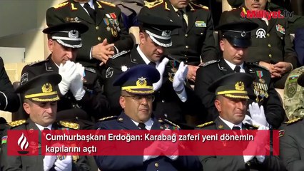 Cumhurbaşkanı Erdoğan: Karabağ Zaferi Türk dünyasının gururudur