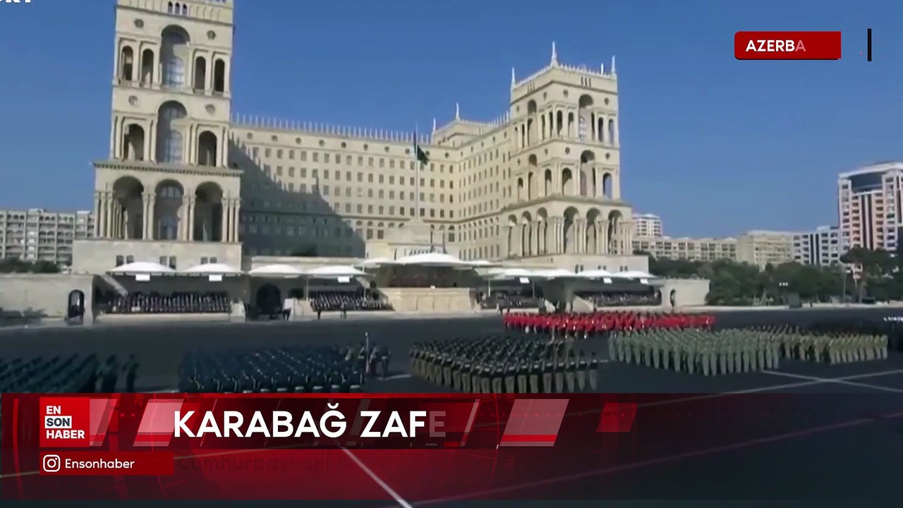 Azerbaycan Cumhurbaşkanı İlham Aliyev Karabağ Zaferi'nin yıl dönümünde konuştu