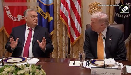 Hungary PM Orban Reacts as Trump Asks 'You Think Ukraine Can't Win the War?'