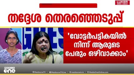 കേരളത്തിലെ തദ്ദേശ തെരഞ്ഞെടുപ്പിൽ ക്രമക്കേടെന്ന് കോൺഗ്രസ്'